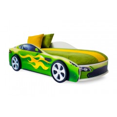 Кровать-машина «Бондмобиль зеленый» 