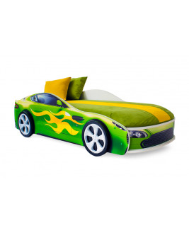 Кровать-машина «Бондмобиль зеленый» 